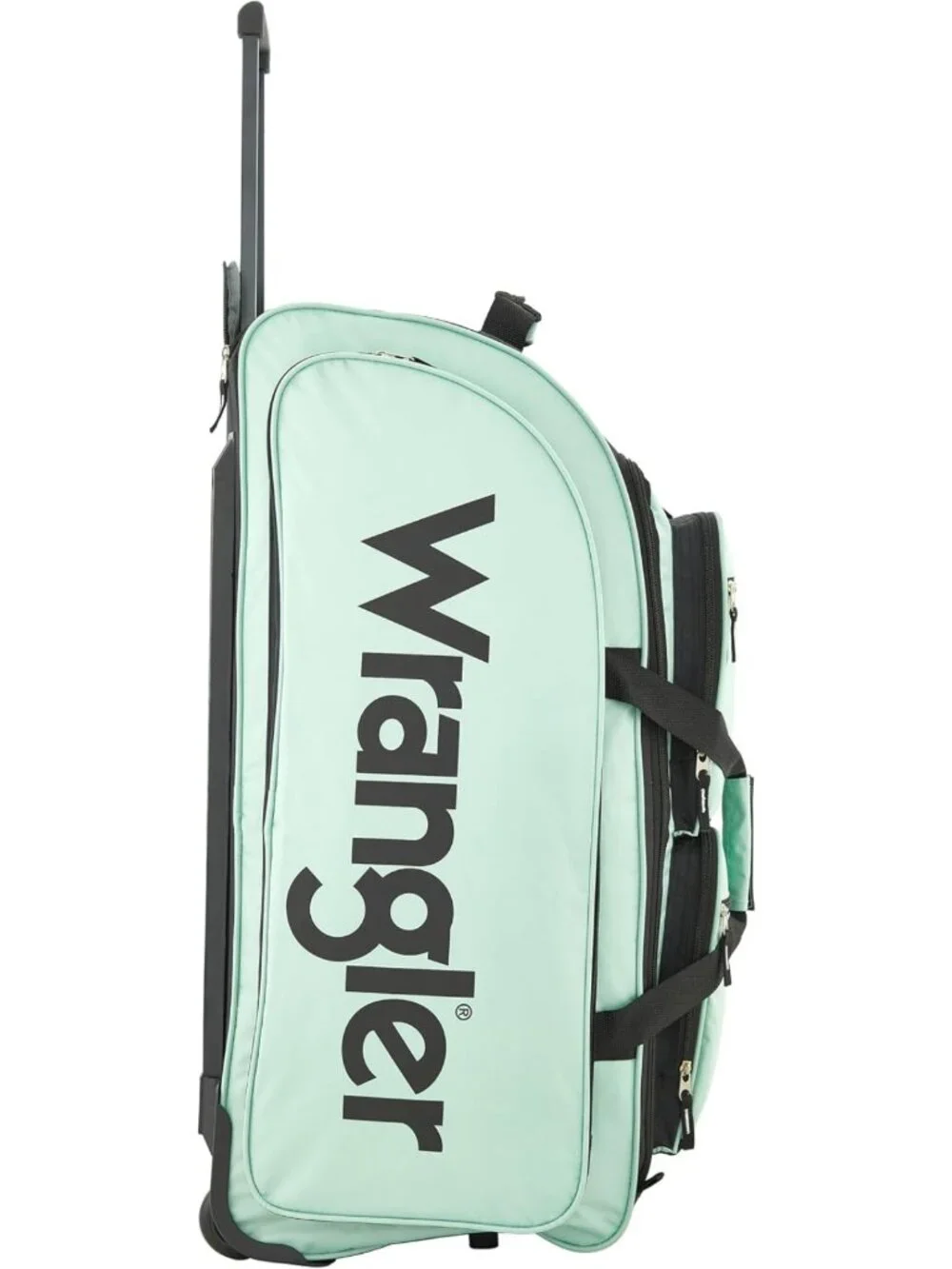 Spacious Rolling Duffel Bag with Wheels, Travel Luggage, Weekend Bag, Durable